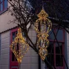 Intratuin kersthanger Sem goud met verlichting D 26 H 81 cm