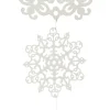 Intratuin kersthanger sneeuwvlok wit 137 x 25 cm