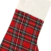 Intratuin kersthanger sok ruit rood / groen 40 x 20 cm