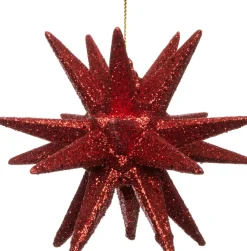 Intratuin kersthanger ster rood D 12 H 10 cm