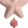 Intratuin kersthanger Tassel ster roze 14 x 26 x 4 cm
