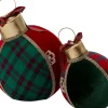 Intratuin kersthanger Timan kerstbal rood / groen 20 x 20 x 25 cm
