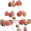 Intratuin kersthanger windvanger roze tinten 65 x 30 x 30 cm