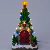 Intratuin kersthuisje boom met kerstman 17 x 15 x 30,5 cm