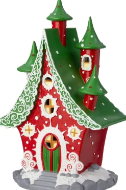 Intratuin kersthuisje Candy 16,4 x 13,1 x 26 cm