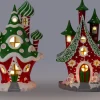 Intratuin kersthuisje Candy 16,7 x 15,4 x 26,2 cm
