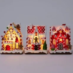 Intratuin kersthuisje Casa gemberkoekman 9,2 x 6,3 x 12,3 cm