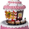 Intratuin kersthuisje cupcake kraam 15 x 15 x 19 cm