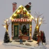 Intratuin kersthuisje huis met kinderen 22 x 14,5 x 19 cm