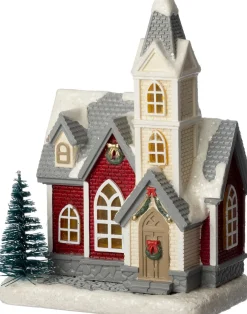 Intratuin kersthuisje kerkgebouw 11,5 x 8 x 16 cm