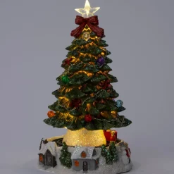 Intratuin kersthuisje kerstboom met trein D 17 H 30 cm