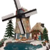Intratuin kersthuisje molen aan het water 20 x 13,5 x 20,5 cm