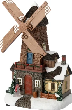 Intratuin kersthuisje molen 20,5 x 15 x 33 cm