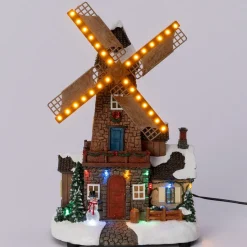 Intratuin kersthuisje molen 20,5 x 15 x 33 cm