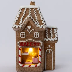Intratuin kersthuisje Pepra peperkoek bakkerij 9 x 7 x 14 cm