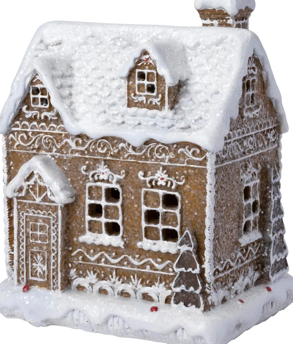 Intratuin kersthuisje Petra peperkoek stadhuis 13 x 10,5 x 17,1 cm