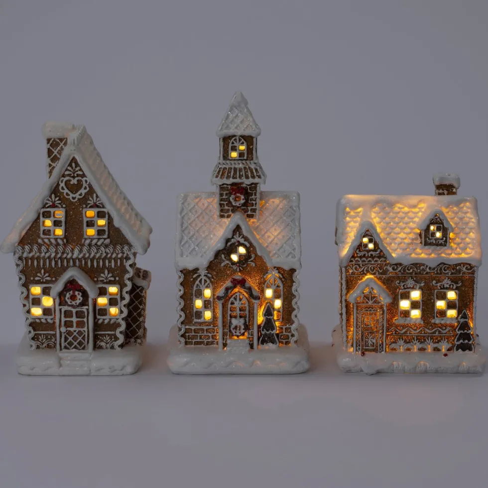 Intratuin kersthuisje Petra peperkoek stadhuis 13 x 10,5 x 17,1 cm