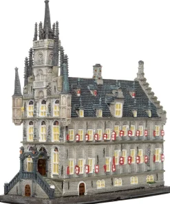 Intratuin kersthuisje stadhuis Gouda 25 x 11 x 28 cm