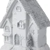 Intratuin kersthuisje Trondheim variant 2 wit 7,3 x 5,5 x 10,4 cm