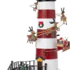 Intratuin kersthuisje vuurtoren 21 x 16 x 36 cm