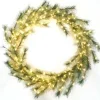 Intratuin kerstkrans groen 240 lampjes warm wit D 60 H 8 cm
