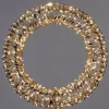 Intratuin kerstkrans Iris goud met verlichting D 50 H 7 cm