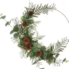 Intratuin kerstkrans met LED groen 37 x 38 x 6 cm