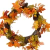 Intratuin kerstkrans oranje herfst D 50 H 15 cm