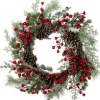 Intratuin kerstkrans rood bessen D 60 H 16 cm