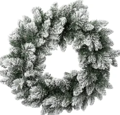 Intratuin kerstkrans Wanda besneeuwd D 60 H 5 cm