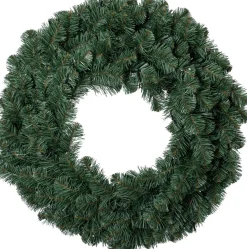 Intratuin kerstkrans Winterberg blauw met 30 lampjes warm wit D 60 cm