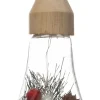 Intratuin kerstlamp met decoratie en LED D 8 H 16 cm