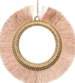 Intratuin kerst ornament Aalt roze D 6,5 cm