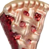 Intratuin kerst ornament appeltaart beige 7,3 x 7,3 x 10,1 cm