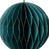 Intratuin kerst ornament Astrid bal groen D 7,5 cm