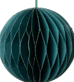 Intratuin kerst ornament Astrid bal groen D 7,5 cm
