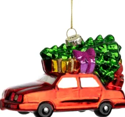 Intratuin kerst ornament auto 12,5 x 5 x 7,5 cm