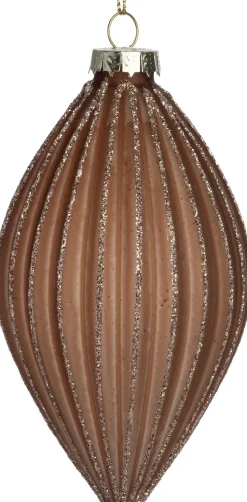 Intratuin kerst ornament Balbriggan pegel goud 7 x 7 x 12,8 cm