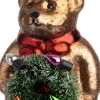 Intratuin kerst ornament beer bruin 5 x 4 x 8 cm