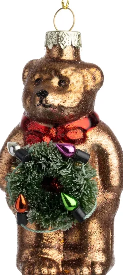 Intratuin kerst ornament beer bruin 5 x 4 x 8 cm