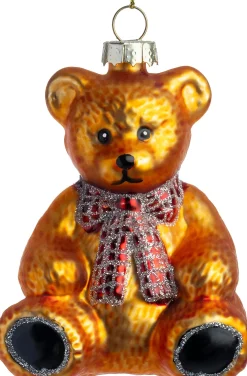 Intratuin kerst ornament beertje goud 7 x 6 x 8 cm