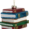 Intratuin kerst ornament boeken 6,5 x 9,5 x 7,5 cm