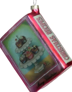Intratuin kerst ornament boek 8,6 x 3,3 x 10,8 cm