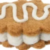 Intratuin kerst ornament Bolo bischuitje bruin D 10 H 3,5 cm