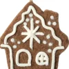 Intratuin kerst ornament Bolo gemberkoek huis donkerbruin 10 x 11 x 1,5 cm