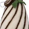 Intratuin kerst ornament Bolo muis taart wit 11,5 x 11,5 x 15 cm