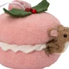 Intratuin kerst ornament Bolo muis taart roze 15 x 12 x 10 cm