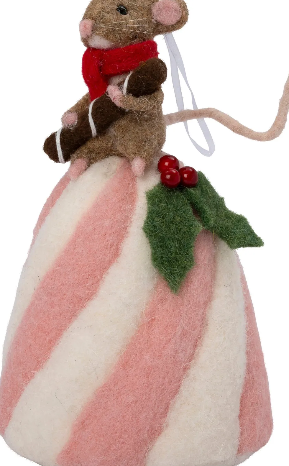 Intratuin kerst ornament Bolo muis taart roze 11 x 11 x 18 cm