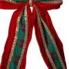 Intratuin kerst ornament Bo strik rood / groen 32 x 3 x 45 cm