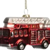 Intratuin kerst ornament brandweerauto 8,6 x 3,8 x 6,3 cm